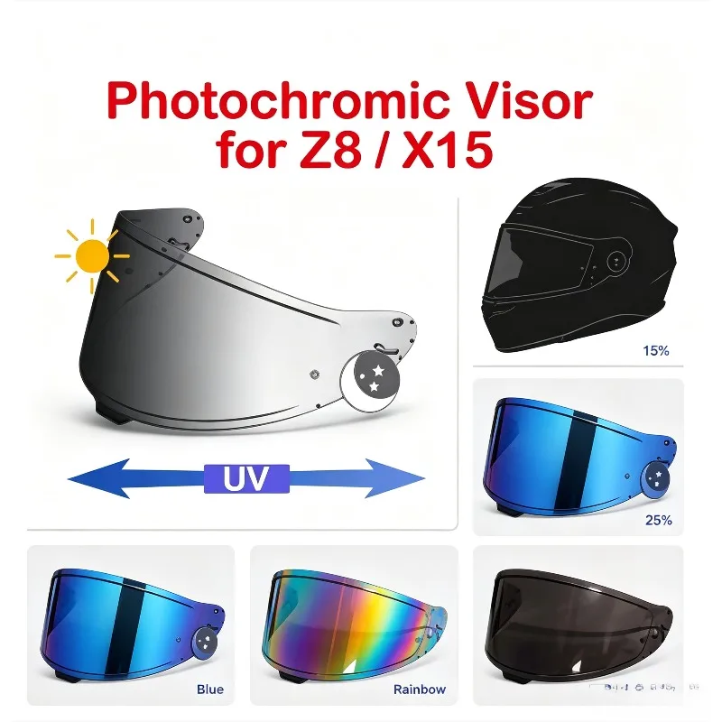 For SHOEI RF1400 NXR2 CWR-F2 X15 Z8 Helmets Visor Goggles Motorcycle Helmet Accessories