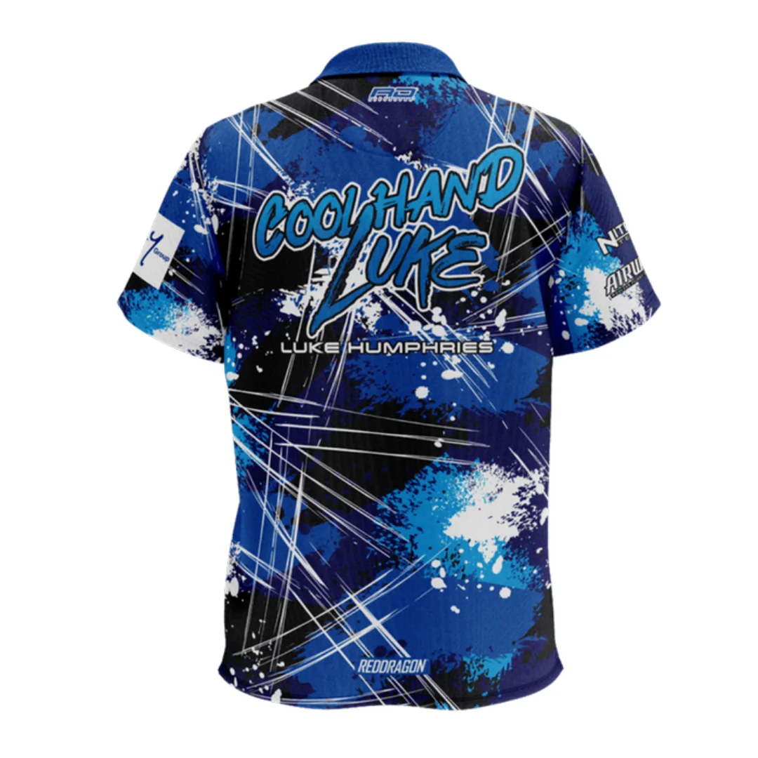 Red Dragon Luke Humphries World Champion Tour Polo - Dartshirt Sports Dry Quickly Men's T-Shirt Children's Clothing Tee Woman