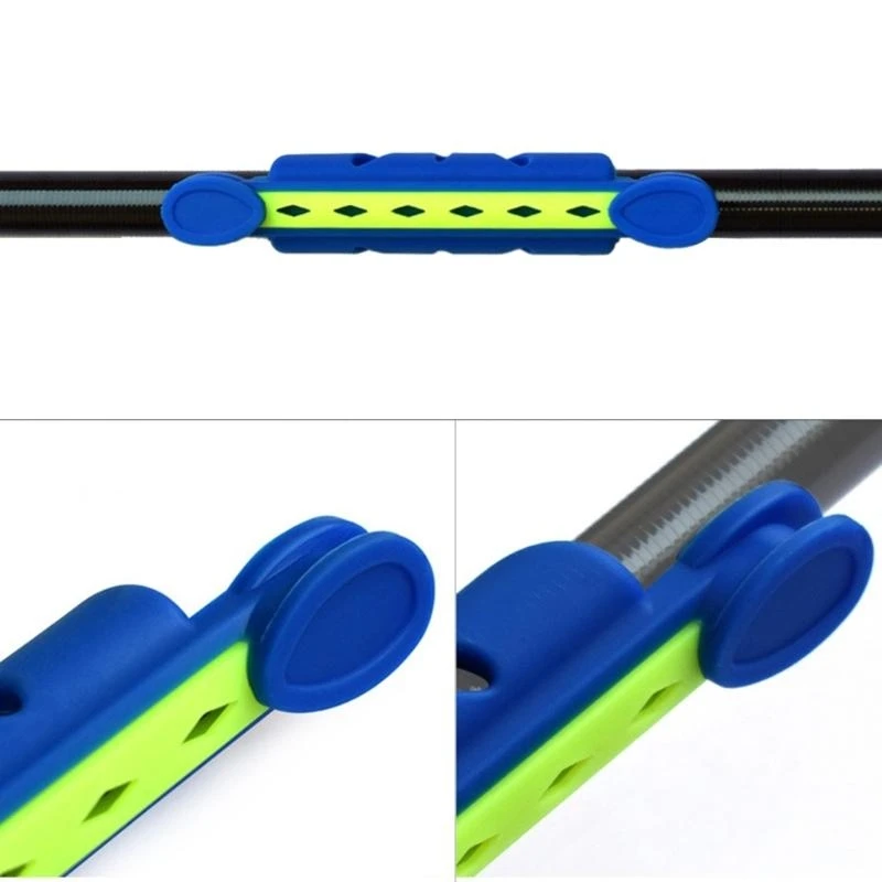 

31KC 5 Pcs Lightweight Fishing Line Winding Board Portable Fishing Rod Coiling Clips Clamp Fishing Line Holder Tackle Tools