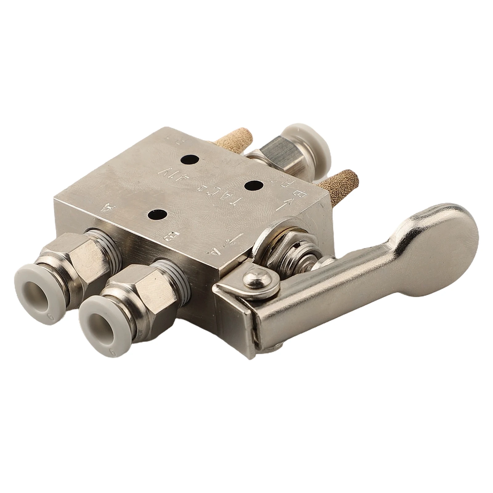 2 Position 5 Way Pneumatic Valve TAC2 41P+34T Mechanical Valve with 6mm Connector for Air Flow Control Applications