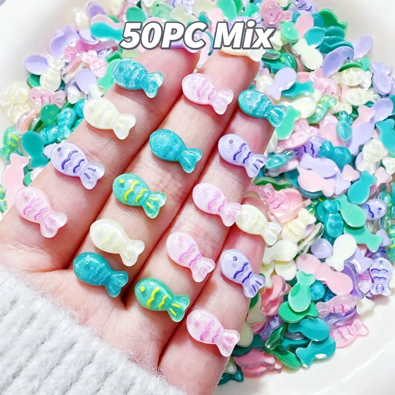 Phone Cases Websites - 50PC 믹스 일본 만화 네일 아트
