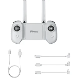 Pilot zdalnego sterowania do ATOM SE, lekki z 1 kabel do ładowania USB i 3 kablami OTG