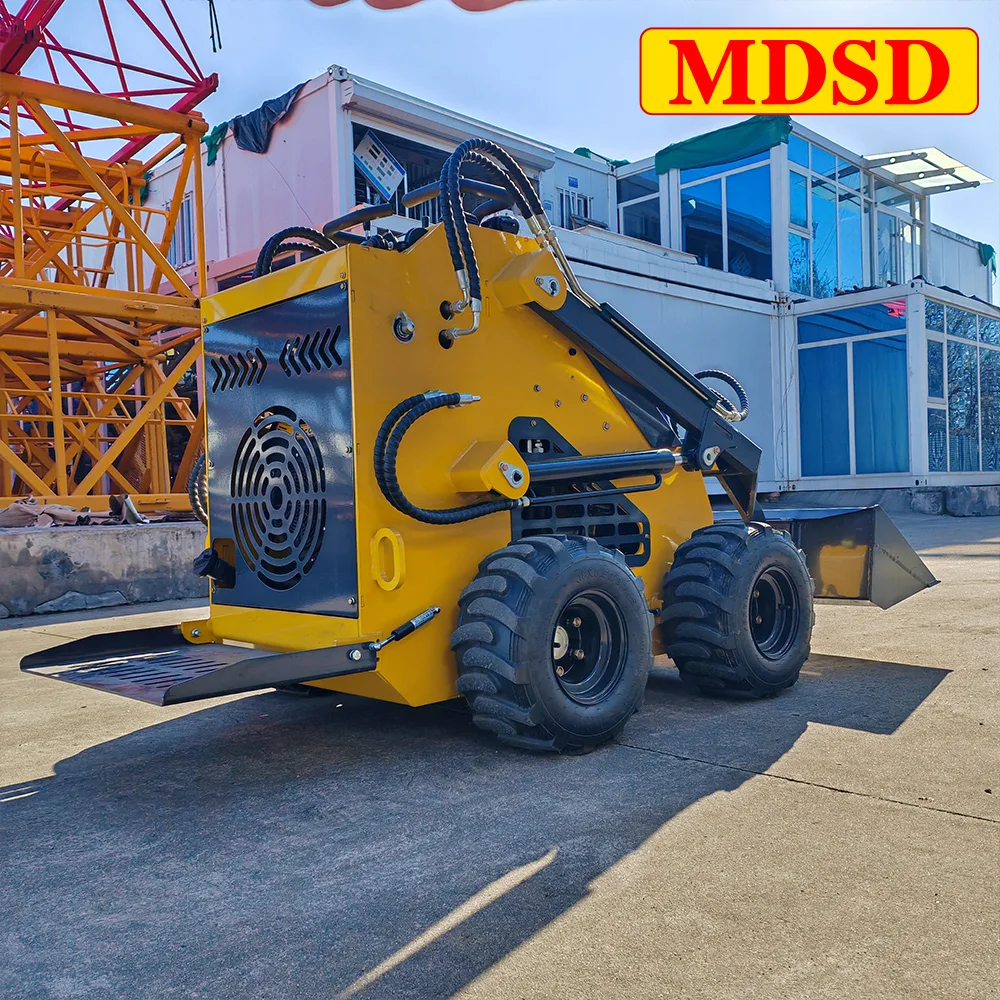 

Mini Wheel Skid Steer Loader for Home & Small Farm Ready to Ship Wheel Skid Steer Loader Reliable Performance& Long Service Life