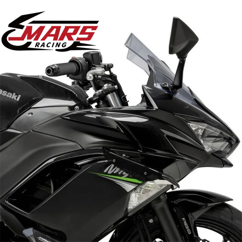 for KAWASAKI new NINJA650 2020 2021 2022 2023 accessories Motorcycle Front Light Cowl Side Winglet Wind Fin Spoiler Trim Cover