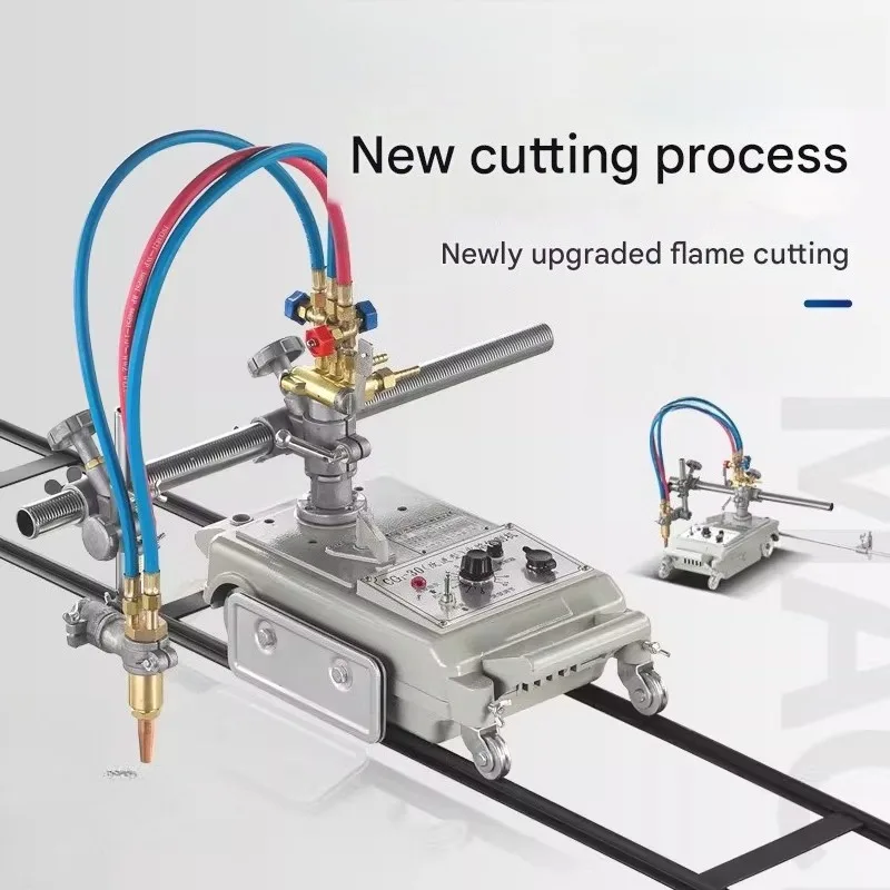 Magnetic Pipe Cutting Machine CG2-11 Semi Auto Flame Beveling Cutter For Steel Tube Gas Cutting With Plasma Dual Use Capability