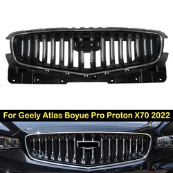 DECHO Front Bumper Grill Mask Radiator Grille Medium net For Geely Atlas Boyue Pro Proton X70 Racing Grills