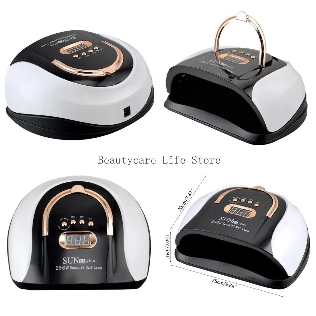 

652C UV Light for Nails Large Space Fast Dryer for Gel Polish Portable Handle Led Lamp Professional Gel Curing Lamp