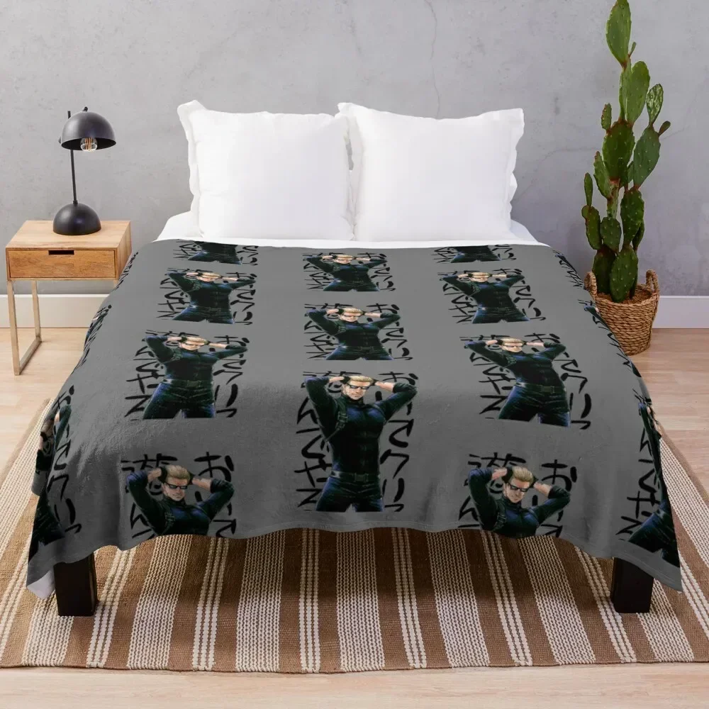 

albert wesker Throw Blanket Soft Sherpa Fleece Warm Blanket for Winter