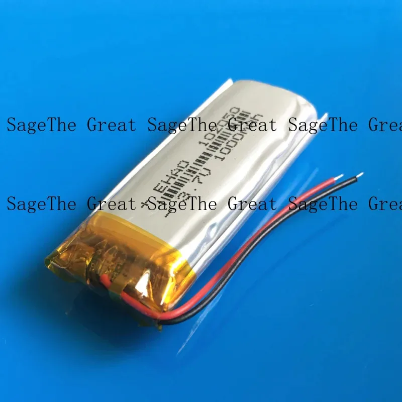 5 pcs 3.7v 1000mAh Li Po Polymer Rechargeable Battery For GPS Speaker Mp3 102050