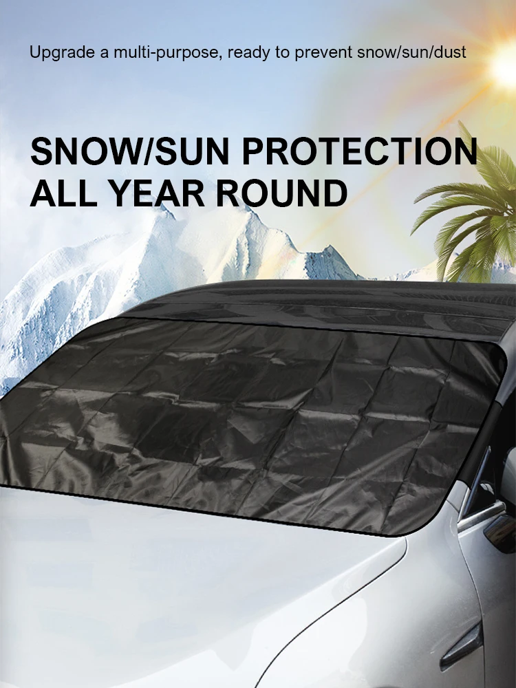 150*70cm Car Exterior Protection Snow Blocked Car Covers Snow Ice Protector Visor Sun Shade Front Windshield Cover Block Shields