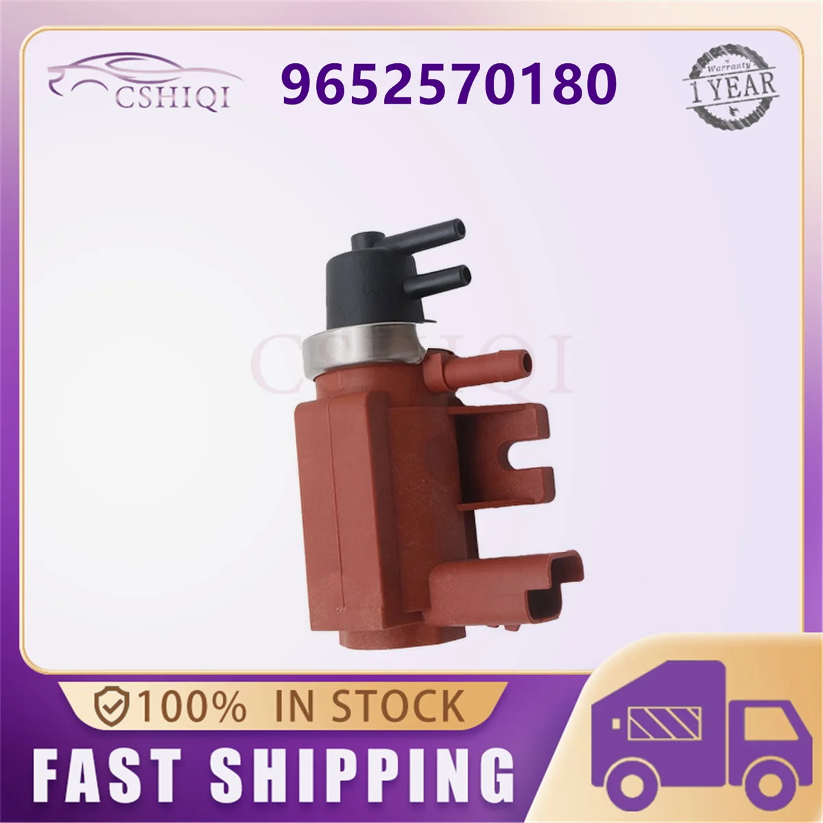 

9652570180 Turbo Boost Pressure Solenoid Valve For Peugeot Partner 206 307 Ford Fusion Citroen Berlingo C4 1.6 1618C9 70096801