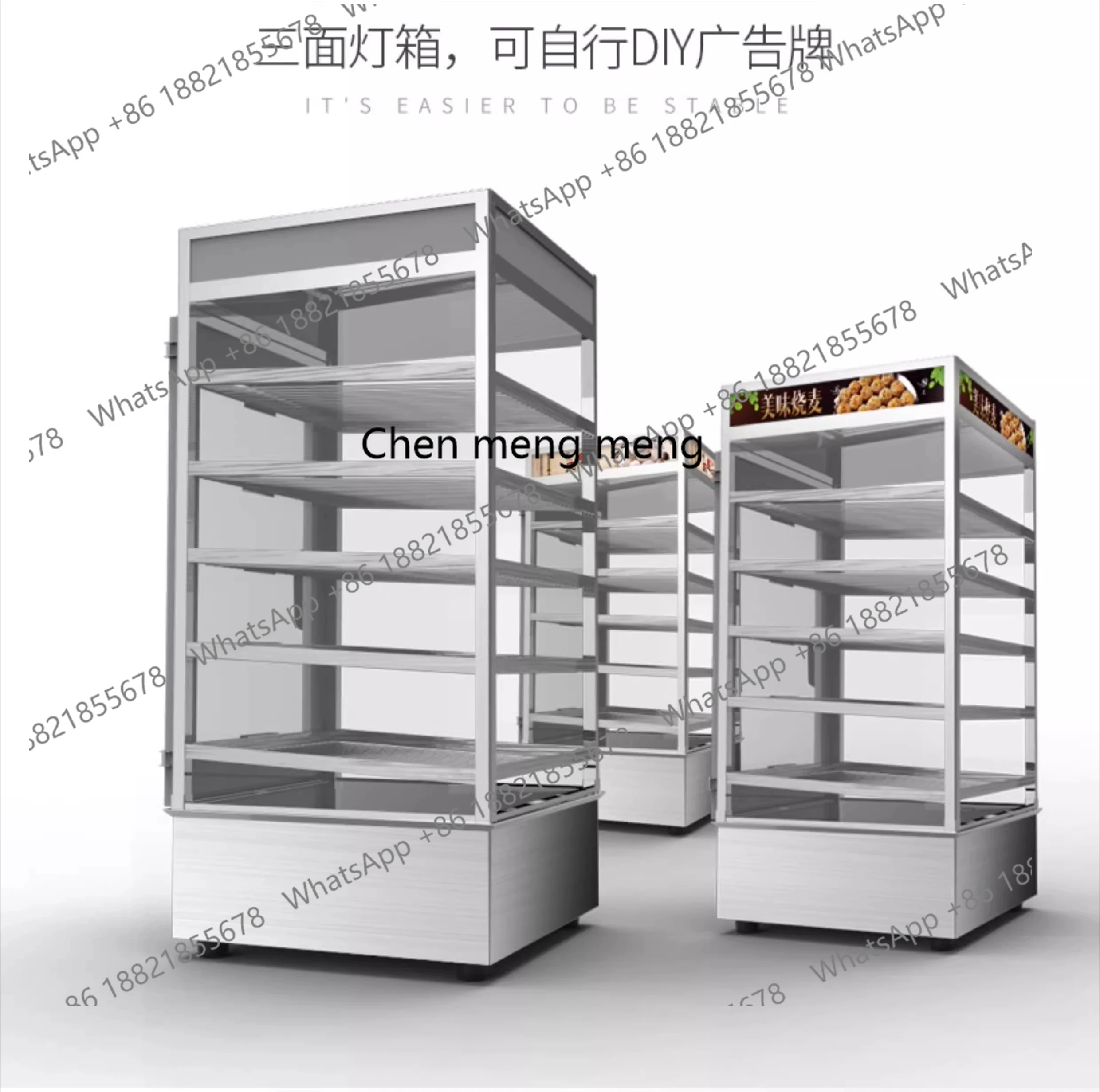 

Commercial steaming cabinet Automatic steaming machine Steamed bread glass steaming furnace insulation cabinet