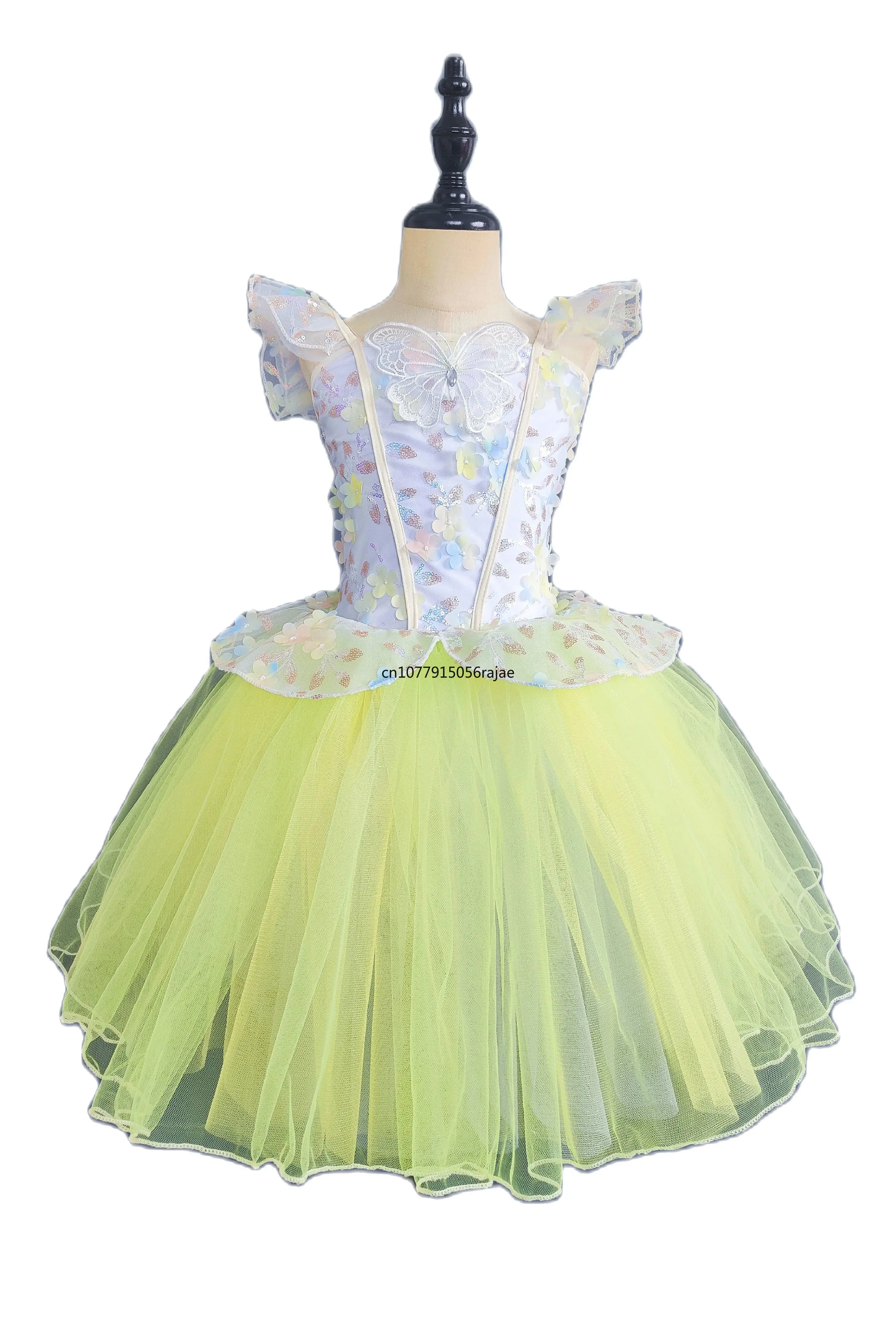 

Children Sequined Ballet Dress Romantic Seven Colors Girls Ballet Tutu Dance Clothes Kids Performance Tutu Skirts Princess Dress