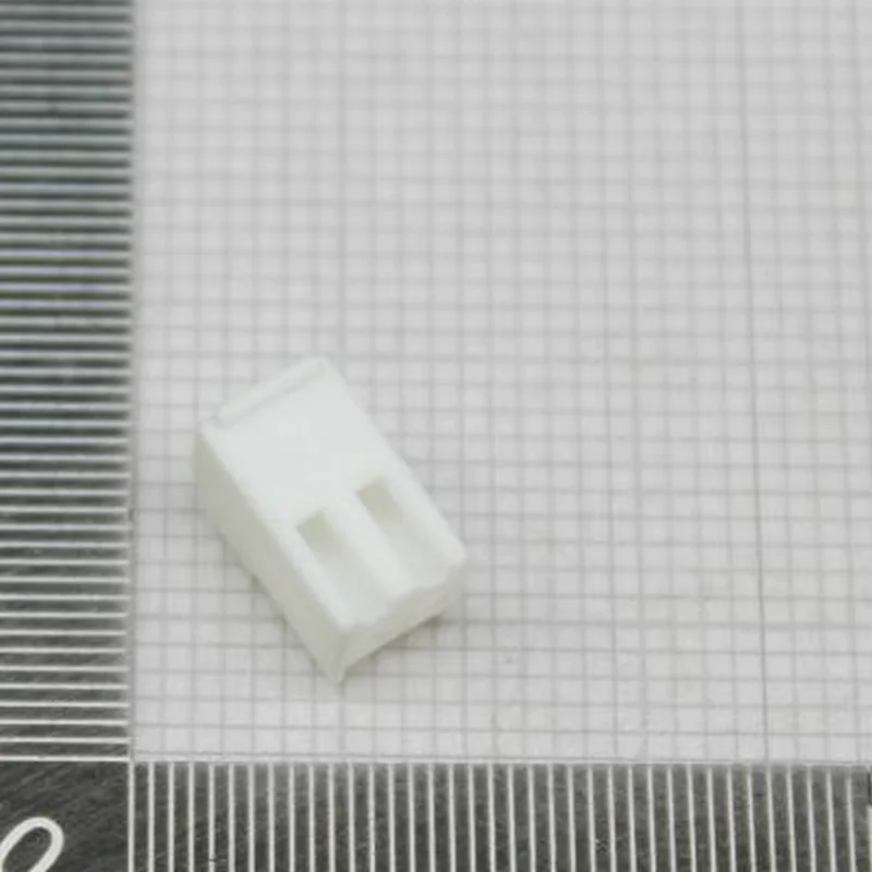 100PCS Genuine Connector 1-1123722-2 2P white female shell