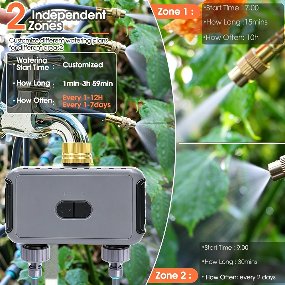 ระบบพ่นละอองน้ำอัจฉริยะ Tuya แ - Smart Garden Timer บทวิจารณ์และราคา
