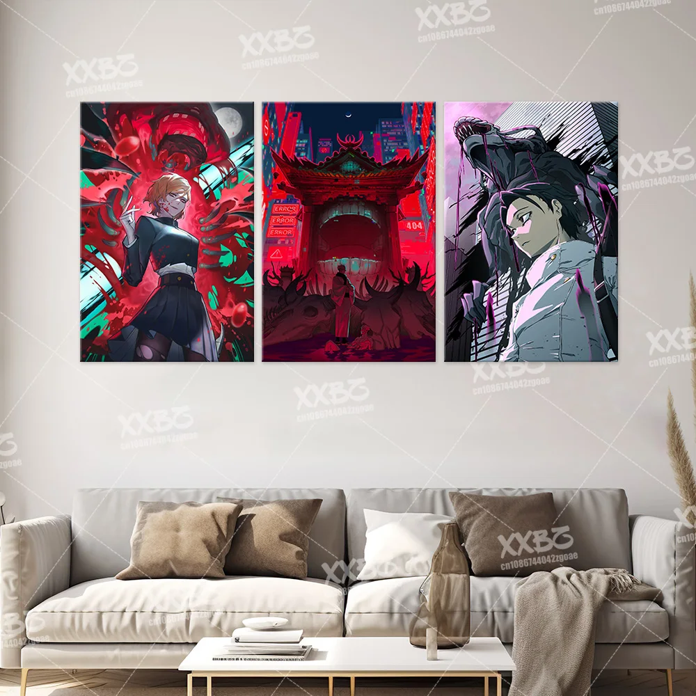 Jujutsu Kaisen Poster Japanese Anime Hd Prints Pictures Gojo Satoru Home Decoration Painting Canvas No Frame For Room Wall Art