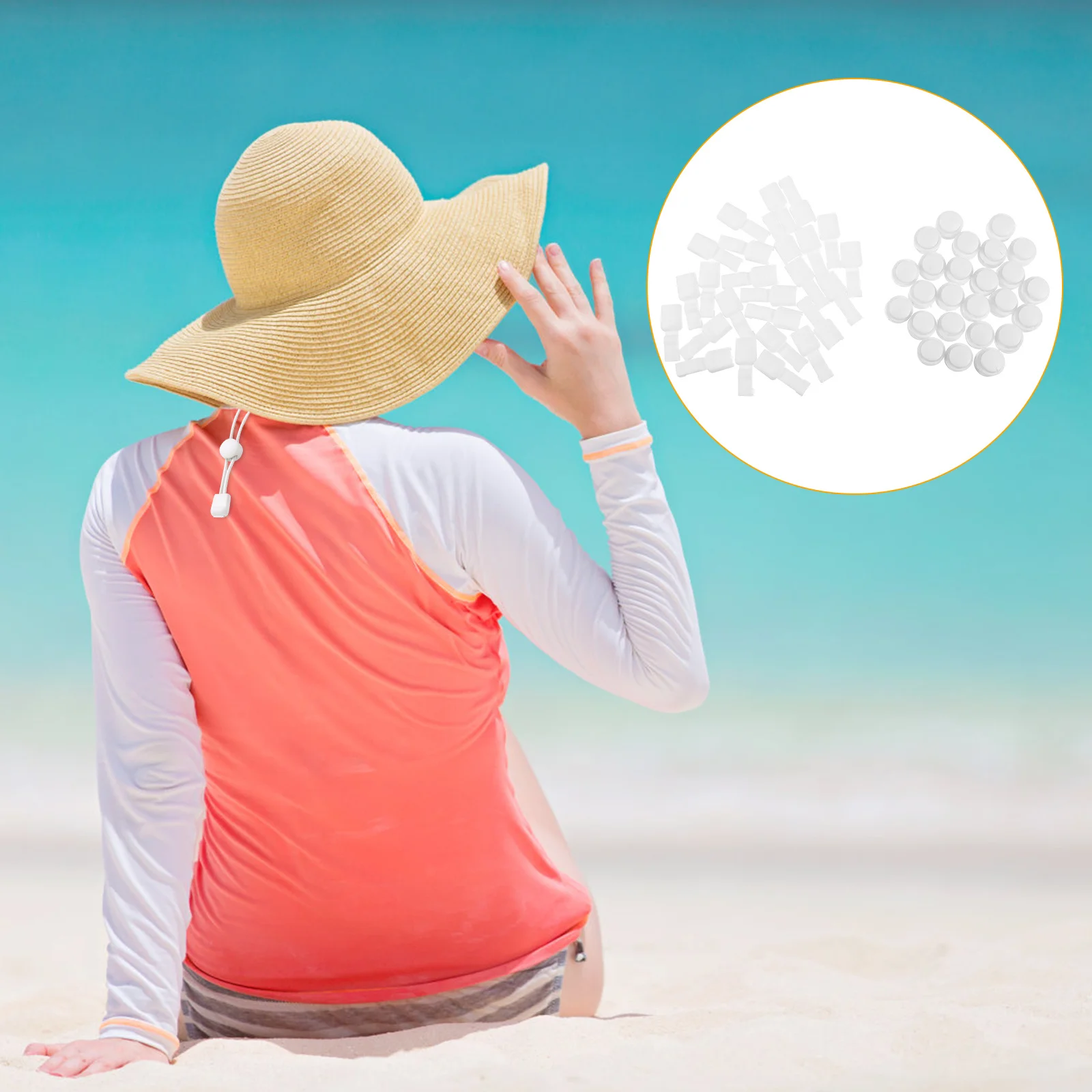 

1Set Shoelace Buckle Tail Clips ABS Plastic Replacement Lightweight Anti-Slip Shoelace Accessories for Running Shoes