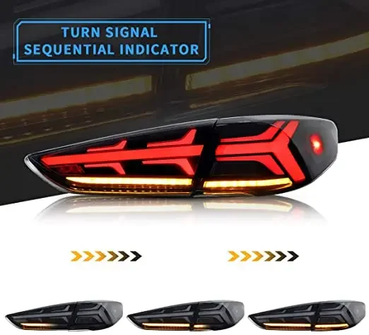 أبولو LED أضواء خلفية لشركة هيونداي سوناتا 2017 2018 2019 مع إشارة دوران ديناميكية لسوناتا 7th Gens مجموعة مصابيح خلفية