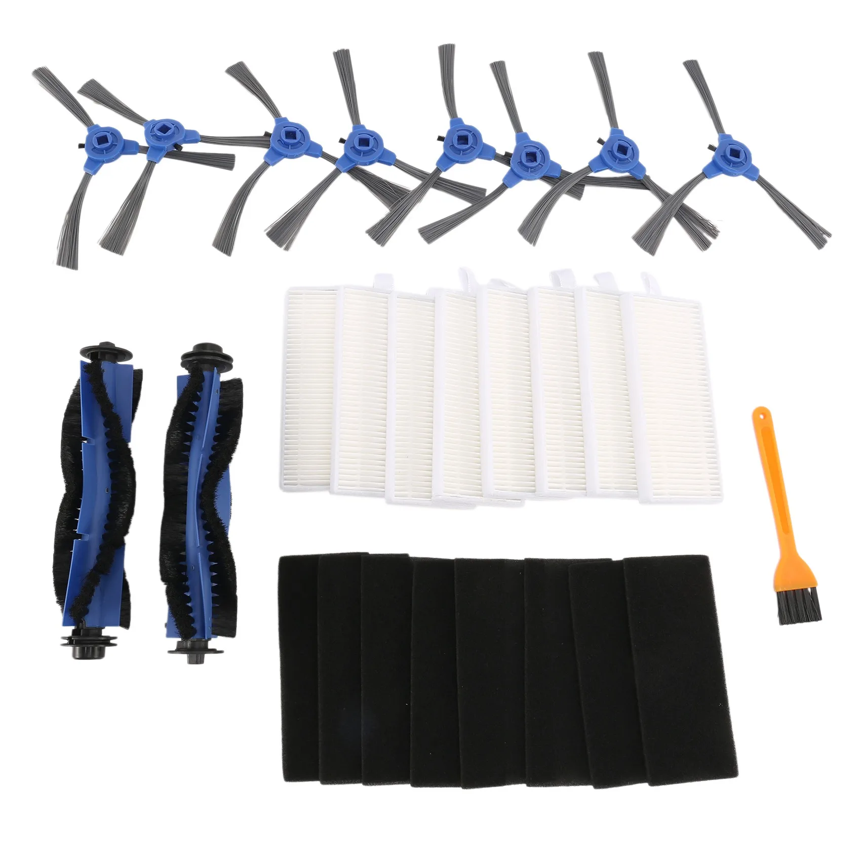 Accessories Kit Compatible With Eufy Robovac 11S, Robovac 30, Robovac 30C, Robovac 15C, Accessory Robotic Vacuum 8X Cleaner F