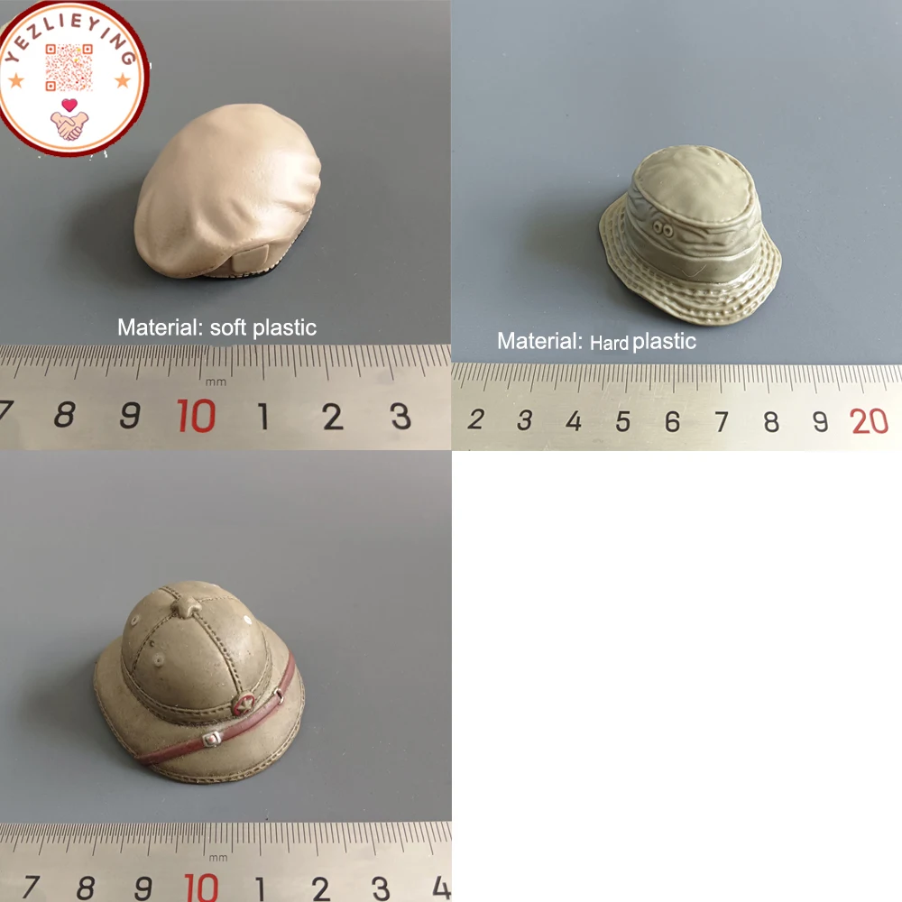 1:6 Soldier Accessories Green Jungle Hat Sand Beret Glued Hat Vietnam Cap Model Glued Fit 12Inch Headsculpt Body Action Figure