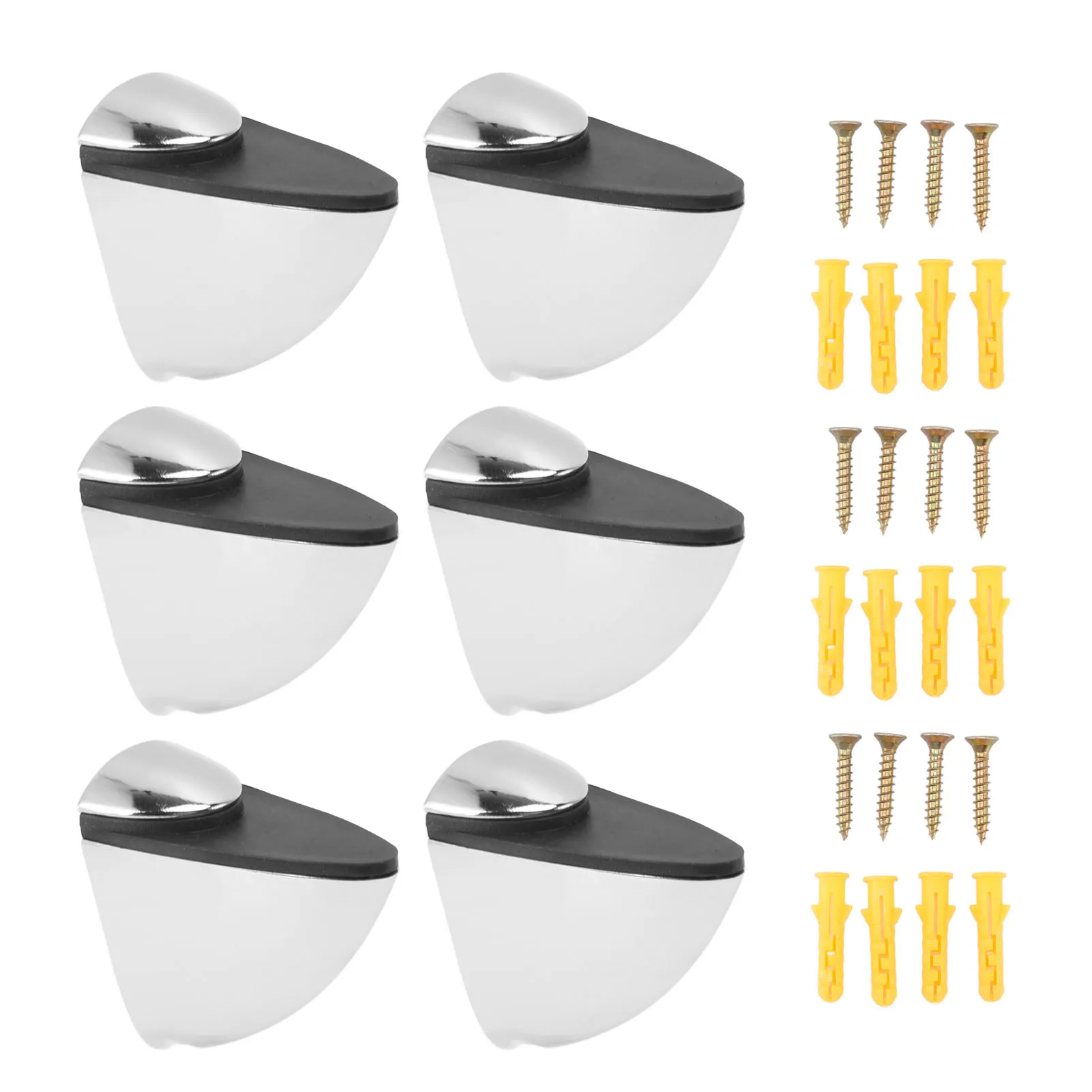 

K169 Glass Clamp Portable Fish Mouth Clamp Adjustable Glass Shelf Bracket Holder for Home Shop Glass Support Holder
