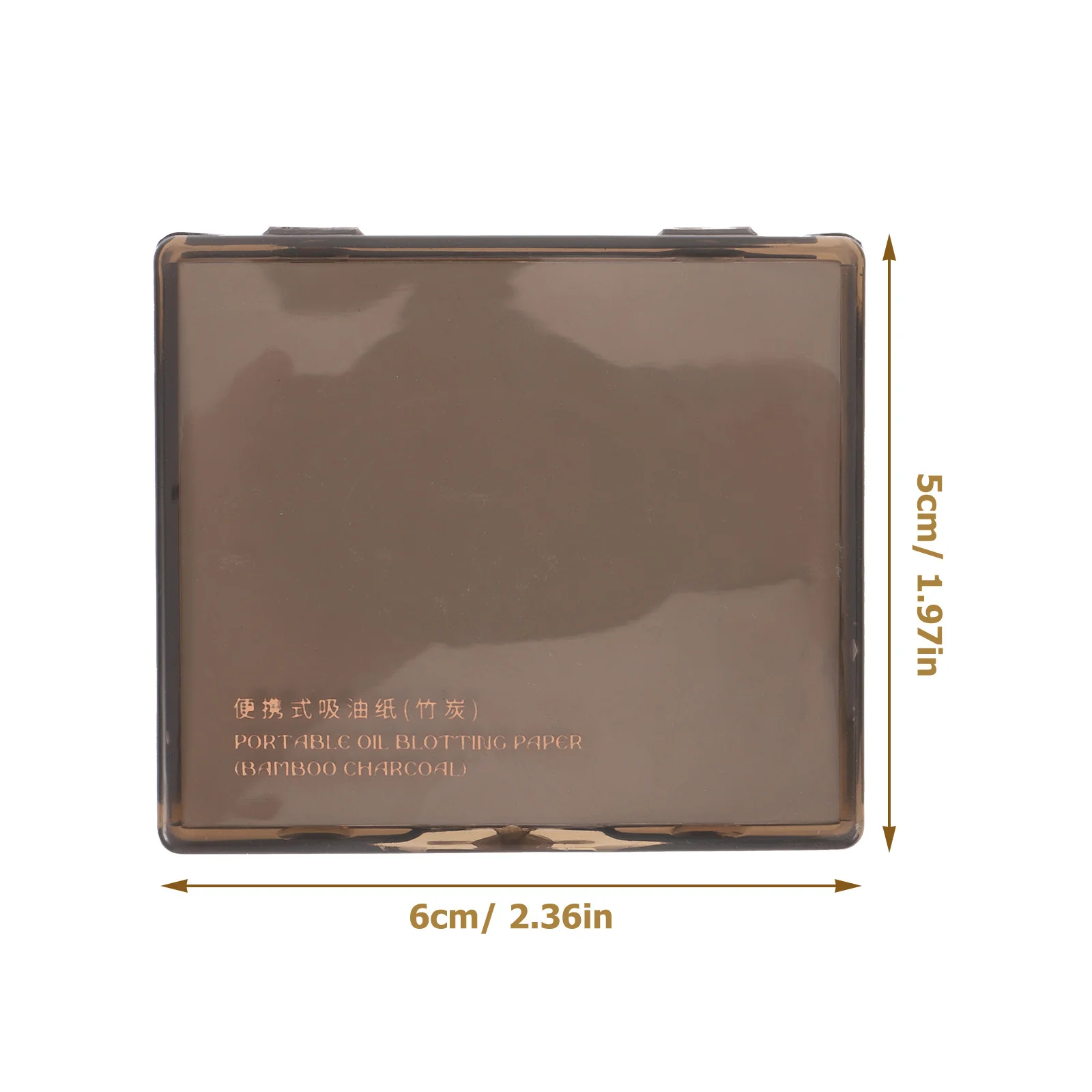 مجموعة واحدة من ورق النشاف المحمول للبشرة الدهنية، أوراق امتصاص الزيت، تصميم مدمج للوجه لاستخدام المواد الآمنة للمكياج