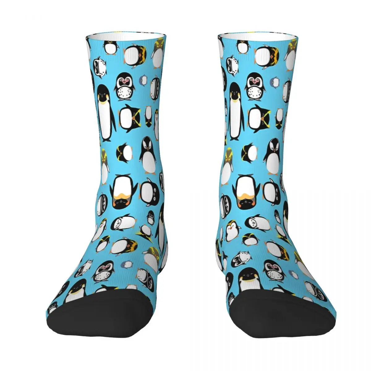 

Know Your Penguins Sock Socks Men Women Polyester Stockings Customizable Hip Hop