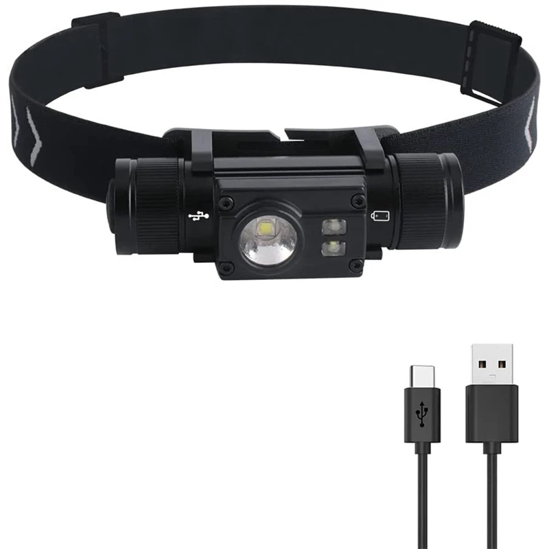 Super Bright LED Head Light Lamp Rechargeable USB Head Light Lamp 1000 Lumens Waterproof Lightweight Head Light Lamp