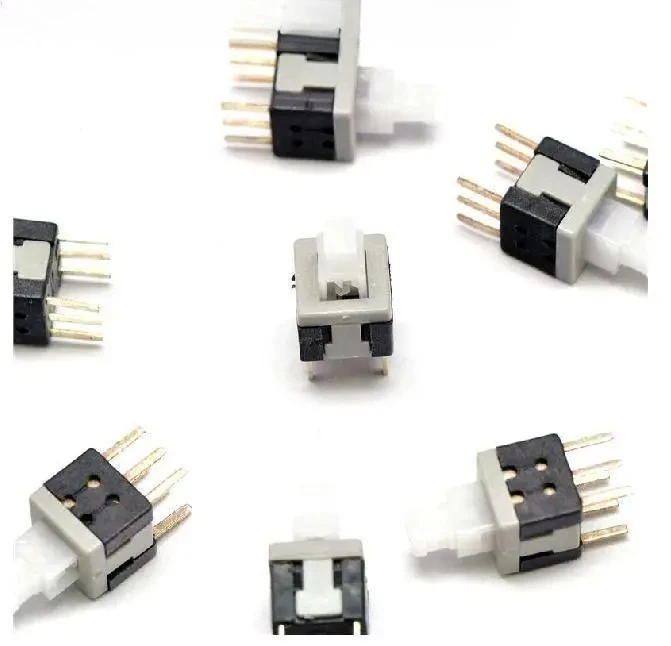 quality 1000PCS 5.8X5.8mm 6Pin Push Tactile Power Micro Switch Self lock On/Off button Latching switch
