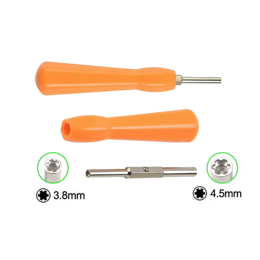Interchangeable Gamebit Screwdriver 3.8/4.5mm Security Tool For Game Cartridges NES SNES N64 NGC ,Switch PS4 Console Disassembly