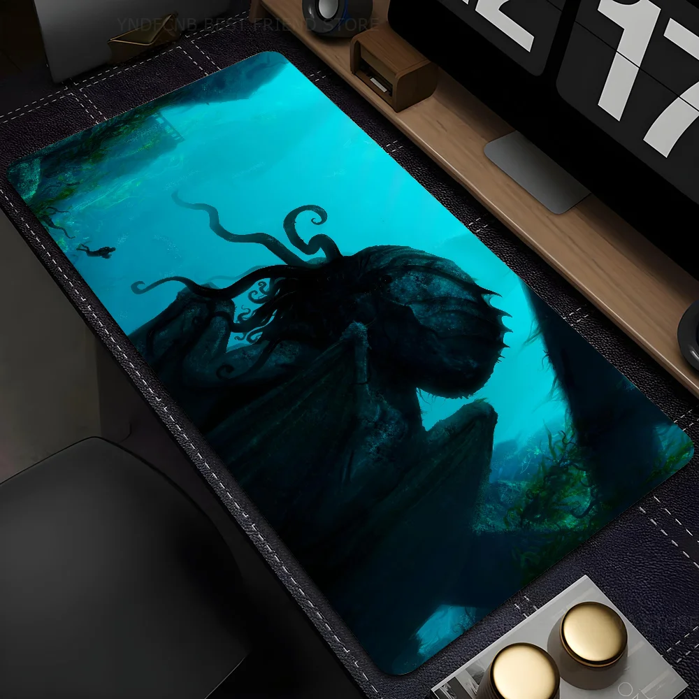 

Sea C-Cthulhu Mousepad Mouse Mat Desk Mat With Pad Gaming Accessories Prime Gaming XXL Keyboard Pad