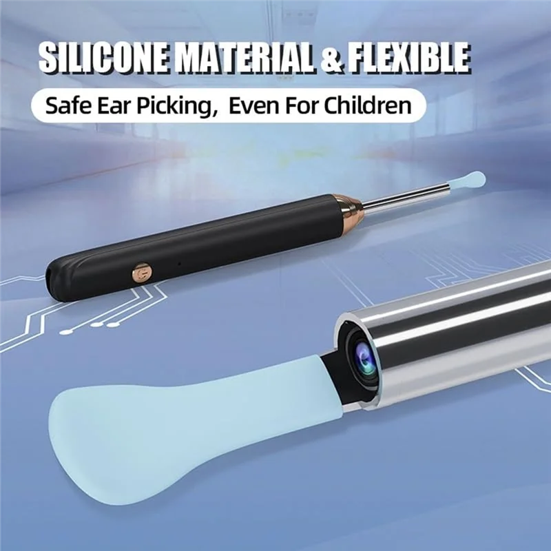 

Ear Wax Health Care Ear Cleaner Kit HD Visual Ear Cleaning Equipment Integrated Ear Cleaning Kit Ear Cleaner Set-AS97