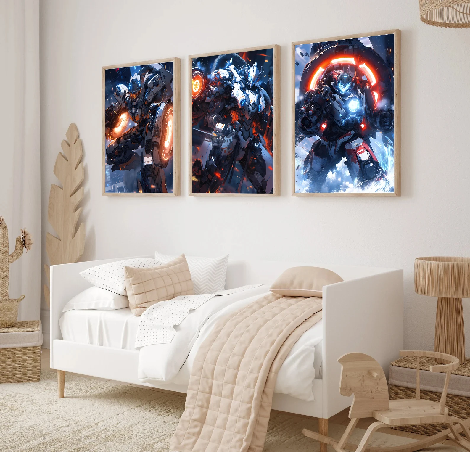 Affiche d'art de jeu Titanfall pour garçons, impression sur toile, décoration de la maison, art mural, décor de salle de jeu, décoration de chambre esthétique