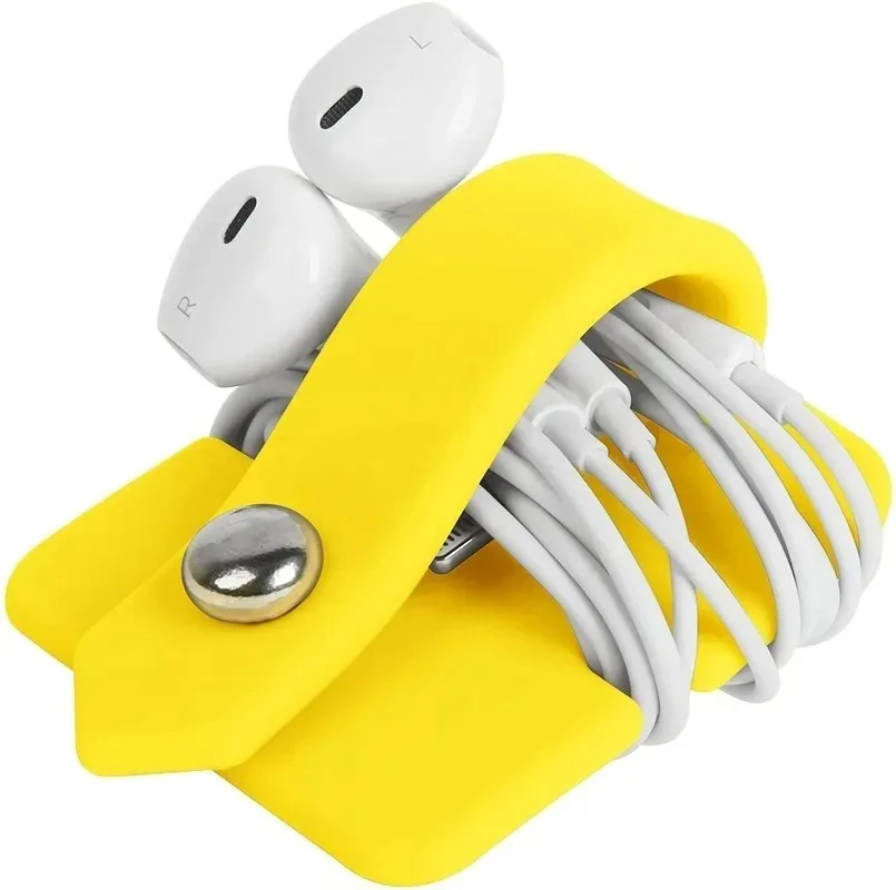 Datenkabel-Organizer, Ohrhörer-Halter, Kopfhörer-Verpackung, Kopfhörer-Organizer, Headset-Kopfhörer-Aufwicklung, Kabel-Manager, Kabelwickler – Detail 1
