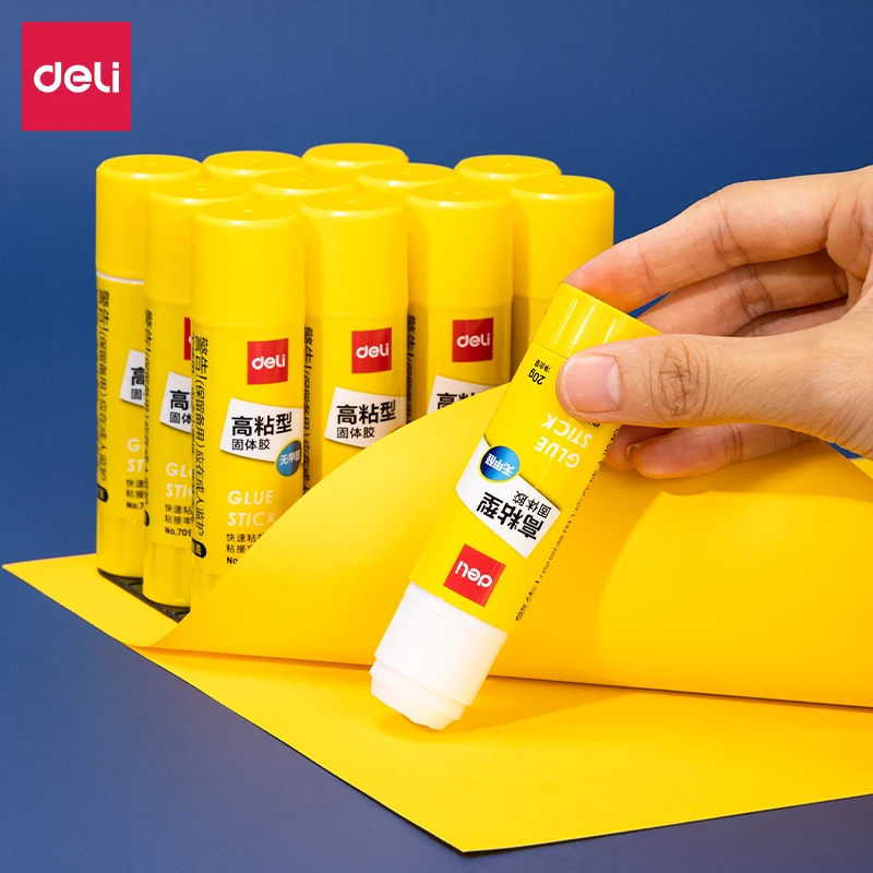 Deli 5pcs 20g/36g Strong Glue Stick Non-Toxic Extra Strong Bonding Quick-Drying School Supplies Office Supplies Gift Stationery