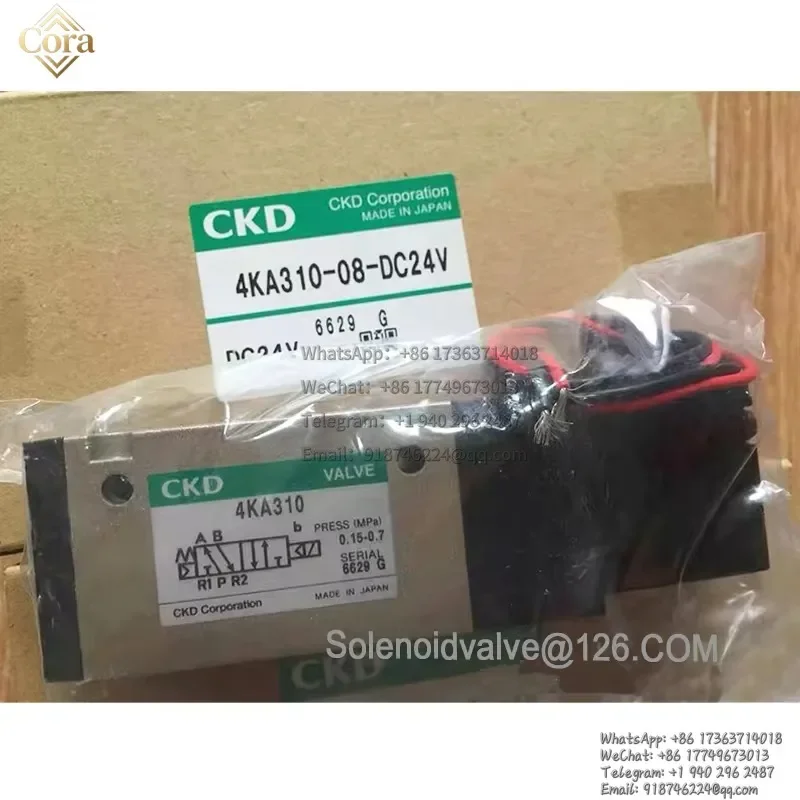 Solenoid Valve 4KA310-08-M1L-DC24V 4KA310-08-DC24V 4KA310-08-AC220V