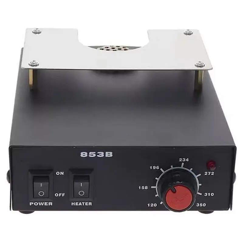 HOT-Portable 853B Preheat Station, BGA Rework Station, Hot Air Desoldering Station- EU Plug Compatible For Heating,Desoldering