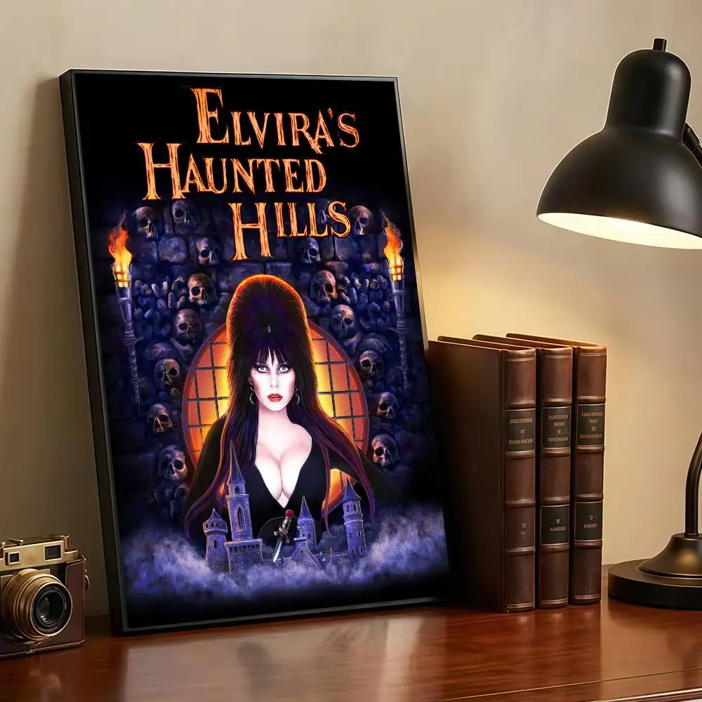 Movie E-Elvira Mistress Of The Dark Peelable Self-adhesive Poster Stickers Are Suitable For Frameless Wall Decoration In A Room