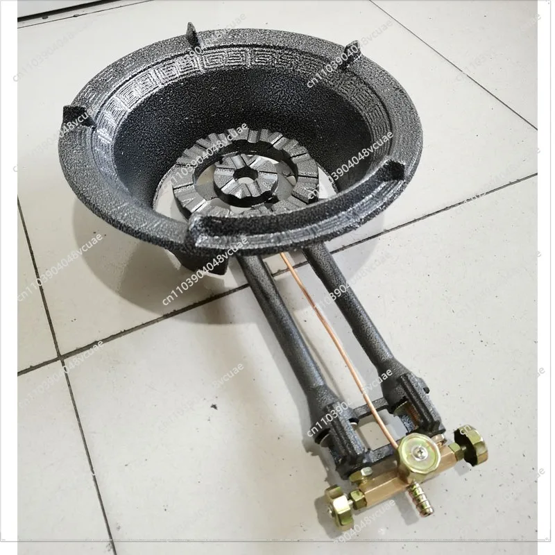 

Fiery Stove Commercial Liquefied Gas Natural Gas Shelf Stove Gas Single Stove Hotel High Pressure Stir-Fry Household