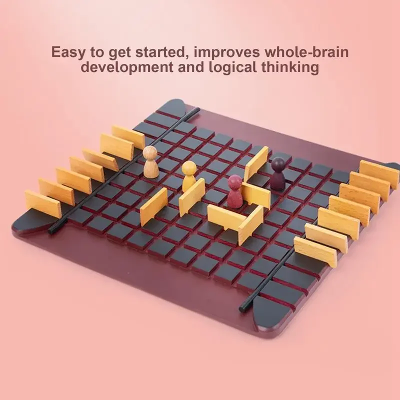 Step By Step Board Game Rabbit Siege Strategy Puzzle Toy For Adults Students Family Parent Child Interactive Educational Game