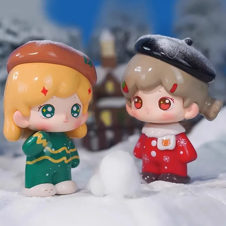 새로운 정품 인기 판매 HANABEAR 스위트 타임 쇼 블라인드 박스 장식 귀여운 만화 인형 데스크탑 생일 선물 여성용