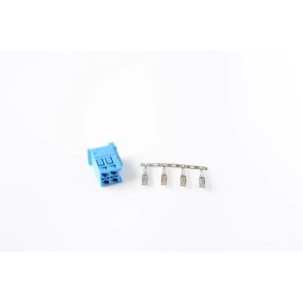 Automotive Electrical Connector 4 Pin for Blower Motor Resistor For Mercedes-Benz W203 W211 W220 C230 S350 Compatible