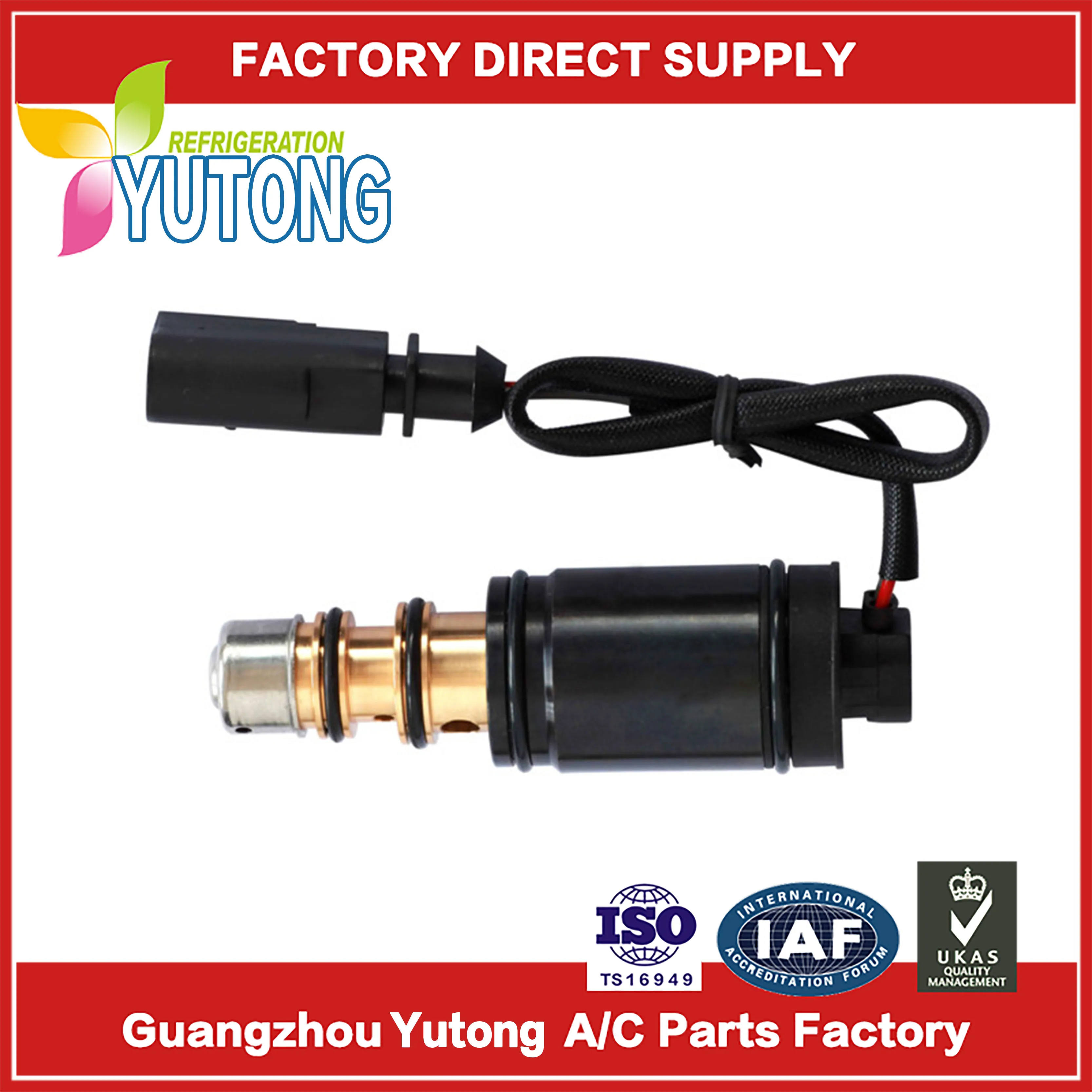 

PC008-2 L=93mm DENSO 6SEU/7SEU AC compressor control valve For Audi Seat Skoda VW Polo