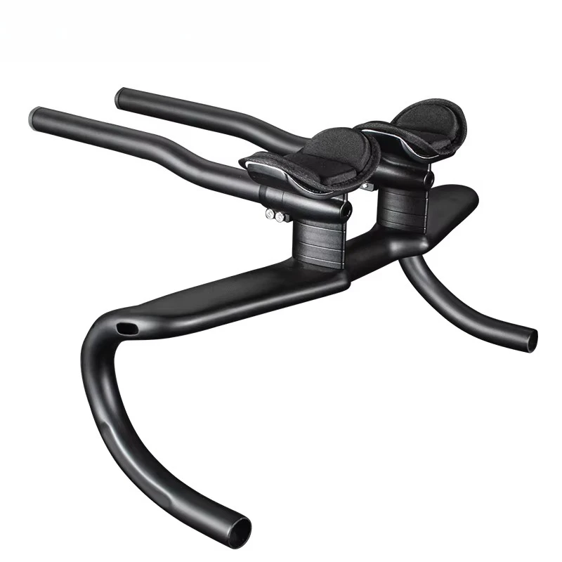 Carbon Fiber Lightweight Extended Time Trial Handlebars for Road Bike & Gravel Bike - 40/42/44 cm Size