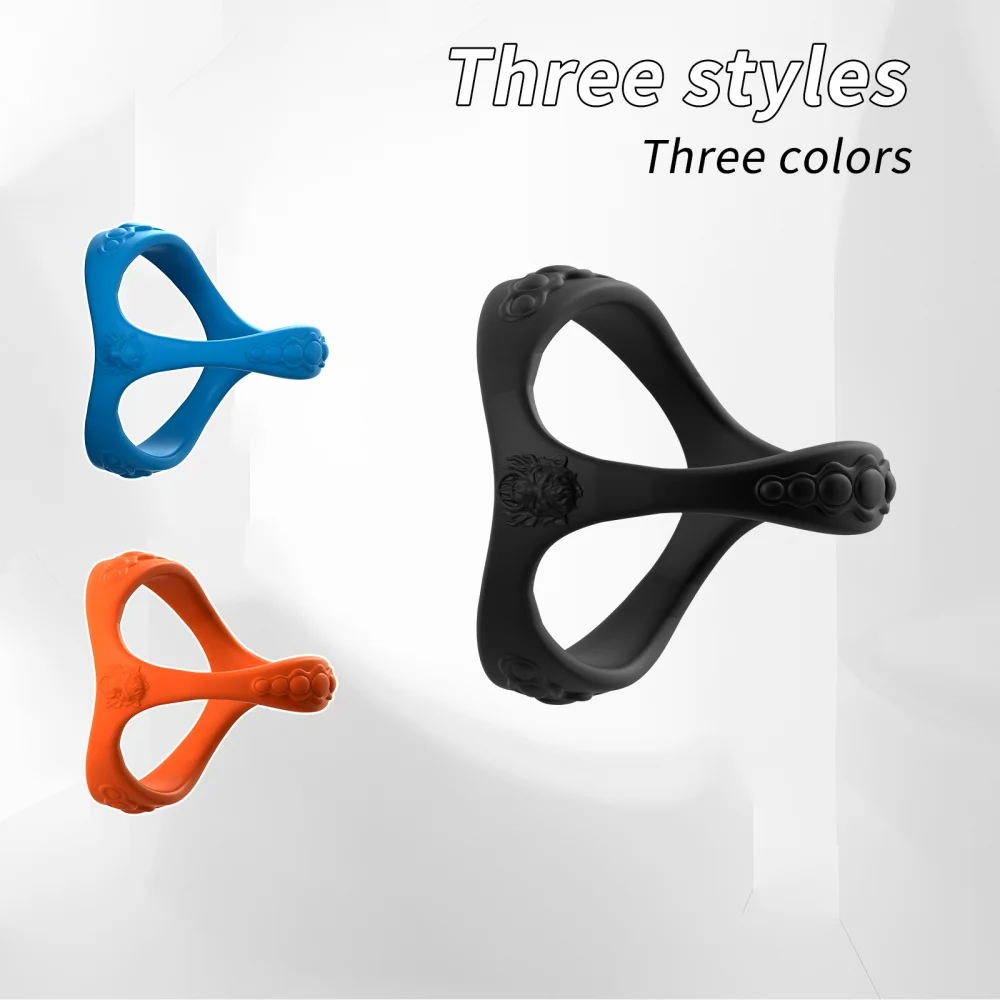 Penis Ring For Men Silicone Cock Ring Sex Toys For Man Delay Ejaculation Delay Cock Ring Stronger Erection Lock Ring Erotic Toys view 2