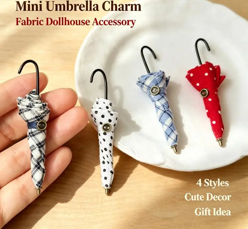 Cute Doll Accessories Photo Props Toy Umbrella Doll Umbrella Grils Umbrella Mini Umbrella For Doll House