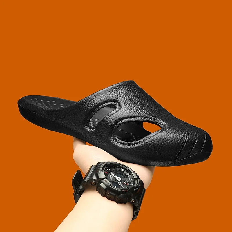 2025 Summer Men Shoes Slippers Beach Outdoor EVA Non-Slip Slides Ladies Fashion Flats Flip Flops Casual Sandals Luxury Household