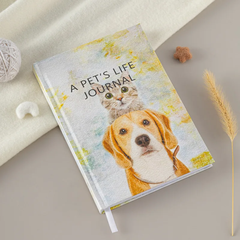 英語ペット記録-pet's-life-journal-ノートブック-スケジュール日記-文房具-メモ帳-ポータブル-リスト-事務用品-オフィス-学生