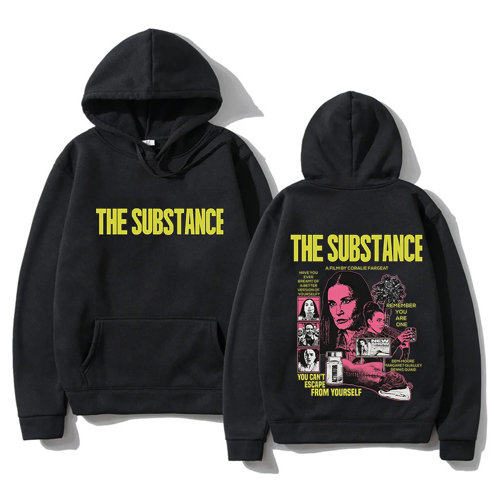 The Substance Monstro Elisasue Hoodies Hip Hop Graphic Sweatshirt Winter Hooded Pullovers Graphic Hoodie Unisex Long Sleeve Tops