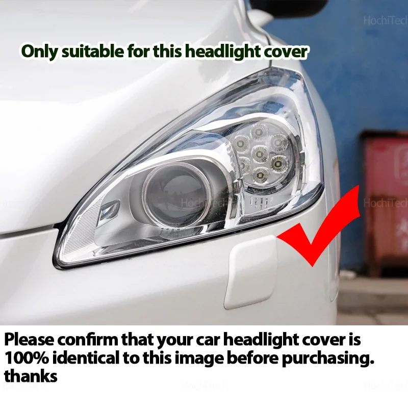 Auto Front Headlight Cover Transparent Glass Headlamps Lampshade Lamp Shell Masks For Peugeot 508 2011 2012 2013 2014